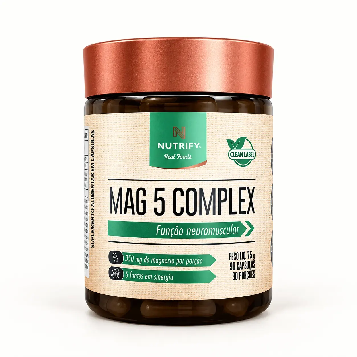 Nutrify Mag 5 Complex 90 Cápsulas