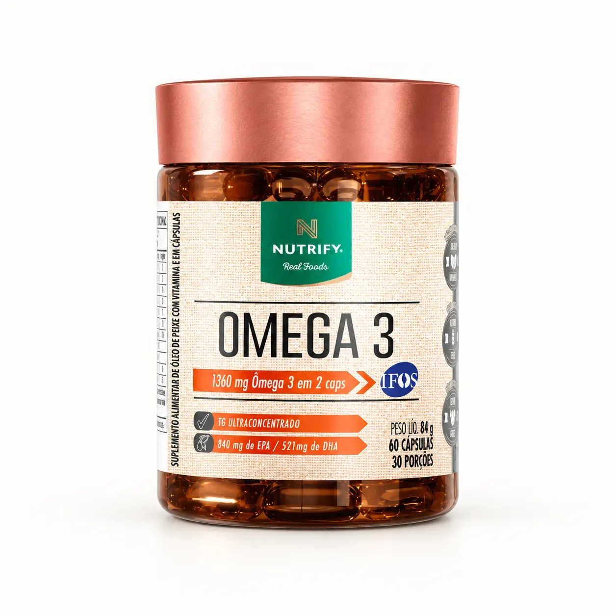 Nutrify Ômega 3 60 Cápsulas